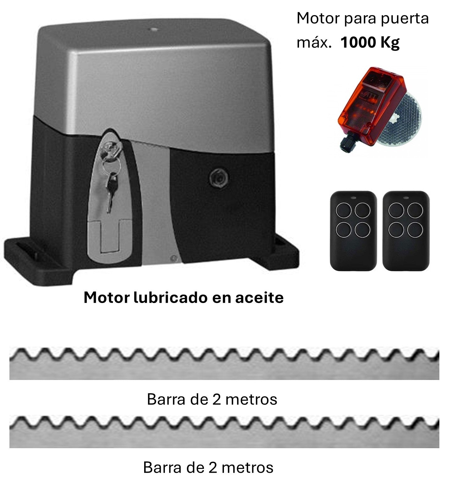 Kit Ag Future Industrial cremallera hierro