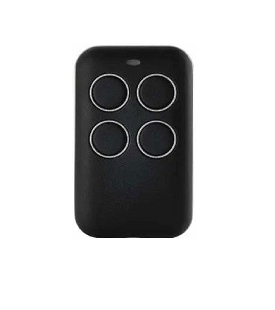 Black 4-channel 433Mhz remote control